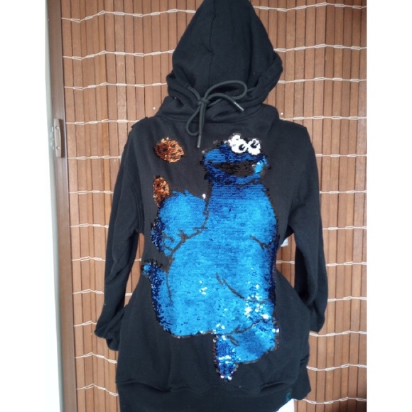 Sesame Street Sweaters Sesame Street Cookie Monster Hoodie Poshmark